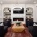 Spacious clubroom with lounge seating