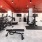 a spacious room with workout equipment